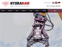 Tablet Screenshot of hydraram.com